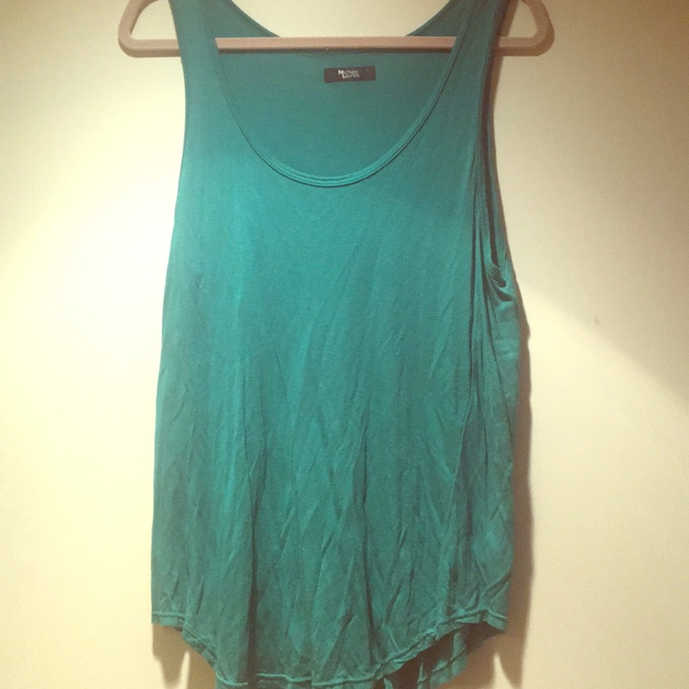 Flowy Turquoise Tank Top